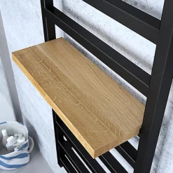 Matisere Sèche-serviette mixte noir - (HxL) 840x500 mm - 300 Watt - 306 Watt - SIM840-500Z8N
