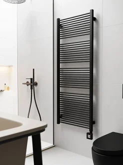 Matisere Sèche-serviette mixte noir - (HxL) 435x530 mm - 300 Watt - 245 Watt - MIK435-530Z1N