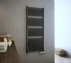 Matisere Sèche-serviette mixte noir - (HxL) 435x530 mm - 300 Watt - 245 Watt - MIK435-530Z1N