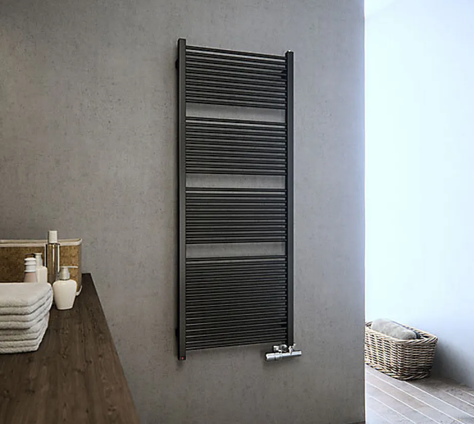Matisere Sèche-serviette mixte noir - (HxL) 435x530 mm - 300 Watt - 245 Watt - MIK435-530Z1N
