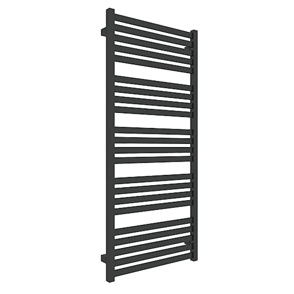 Matisere Sèche-serviette mixte noir - (HxL) 1185x530 mm - 600 Watt - 576 Watt - MAR1185-530Z1N* Sèche-Serviettes Mixte
