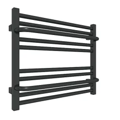 Matisere Sèche-serviette mixte noir - (HxL) 500x500 mm - 200 Watt - 241 Watt - LIM500-500Z8N* Sèche-Serviettes Mixte