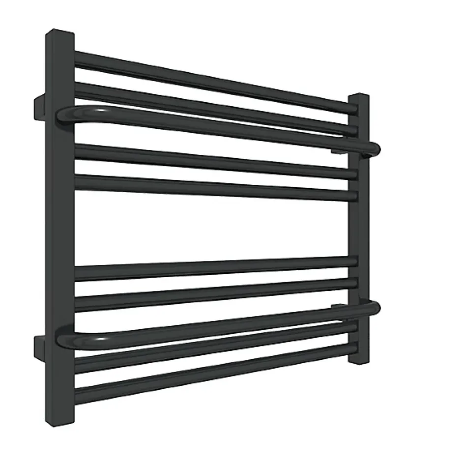 Matisere Sèche-serviette mixte noir - (HxL) 500x500 mm - 200 Watt - 241 Watt - LIM500-500Z8N* Sèche-Serviettes Mixte