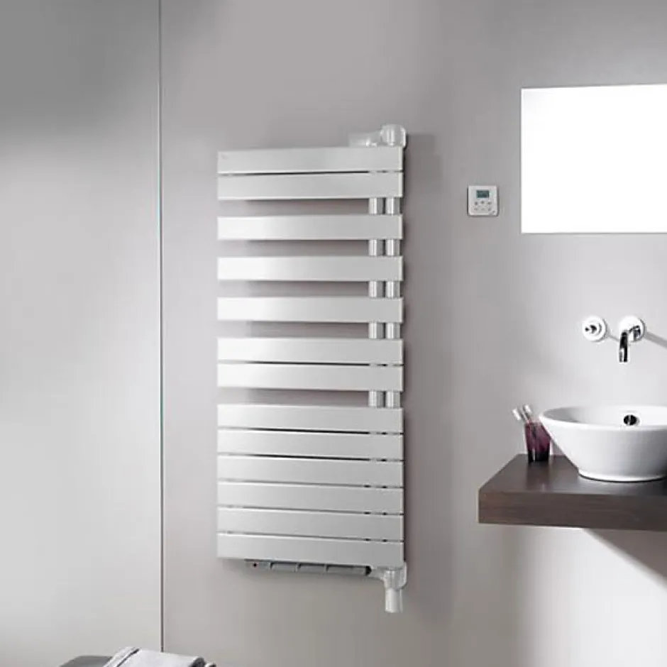 Matisere Sèche-serviette soufflant blanc de 1745mm de haut - 550mm de large - 1000 Watt - ROFEL-18-55/IFS/B