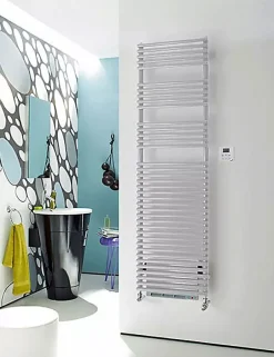 Matisere Sèche-serviette soufflant électrique blanc - HxL : 1746x496mm - 1000 Watt - LFE-170-50/IFS/B