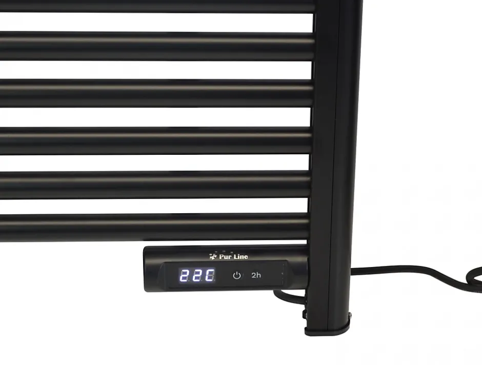 Pureline Sèche-serviettes avec minuterie 500W