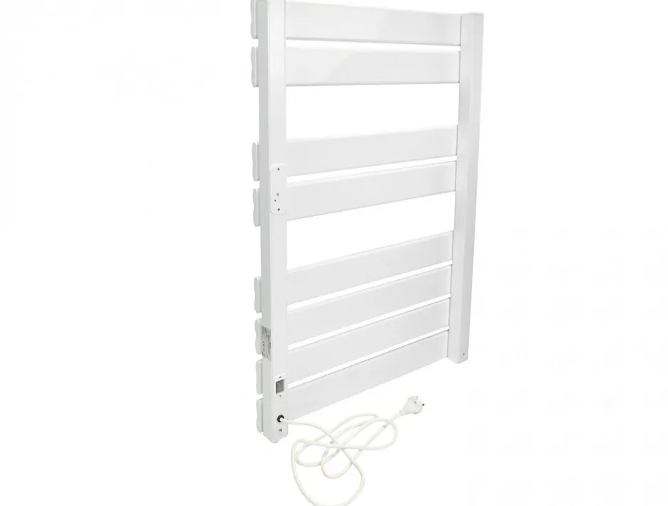 Pureline Sèche-serviettes blanc commande sans fil 500W* Sèche-Serviettes Soufflant