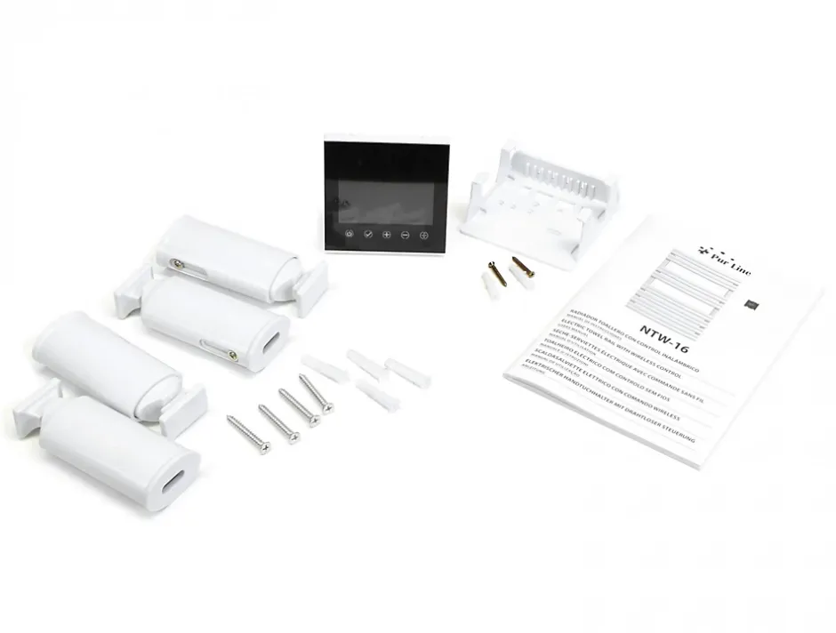 Pureline Sèche-serviettes blanc commande sans fil 500W* Sèche-Serviettes Soufflant