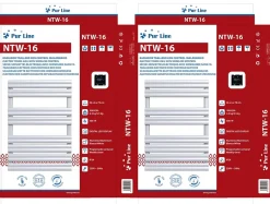 Pureline Sèche-serviettes blanc commande sans fil 500W* Sèche-Serviettes Soufflant
