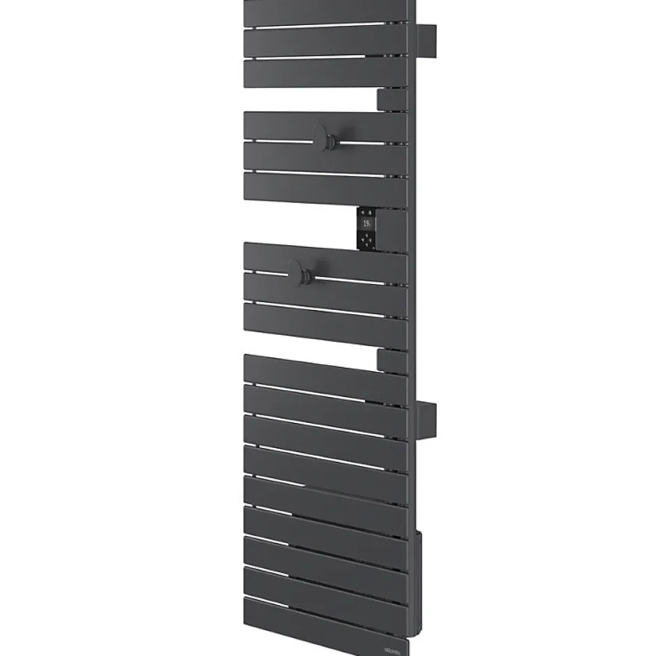 Atlantic Sèche-serviettes connecté Nefertiti mât à droite 500W graphite - - 850029