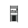 Thermor Sèche-serviettes connecté Riva 5 avec soufflerie 1500W Noir carbone - - 471637* Sèche-Serviettes Soufflant