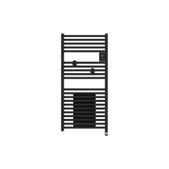 Thermor Sèche-serviettes connecté Riva 5 avec soufflerie 1500W Noir carbone - - 471637* Sèche-Serviettes Soufflant