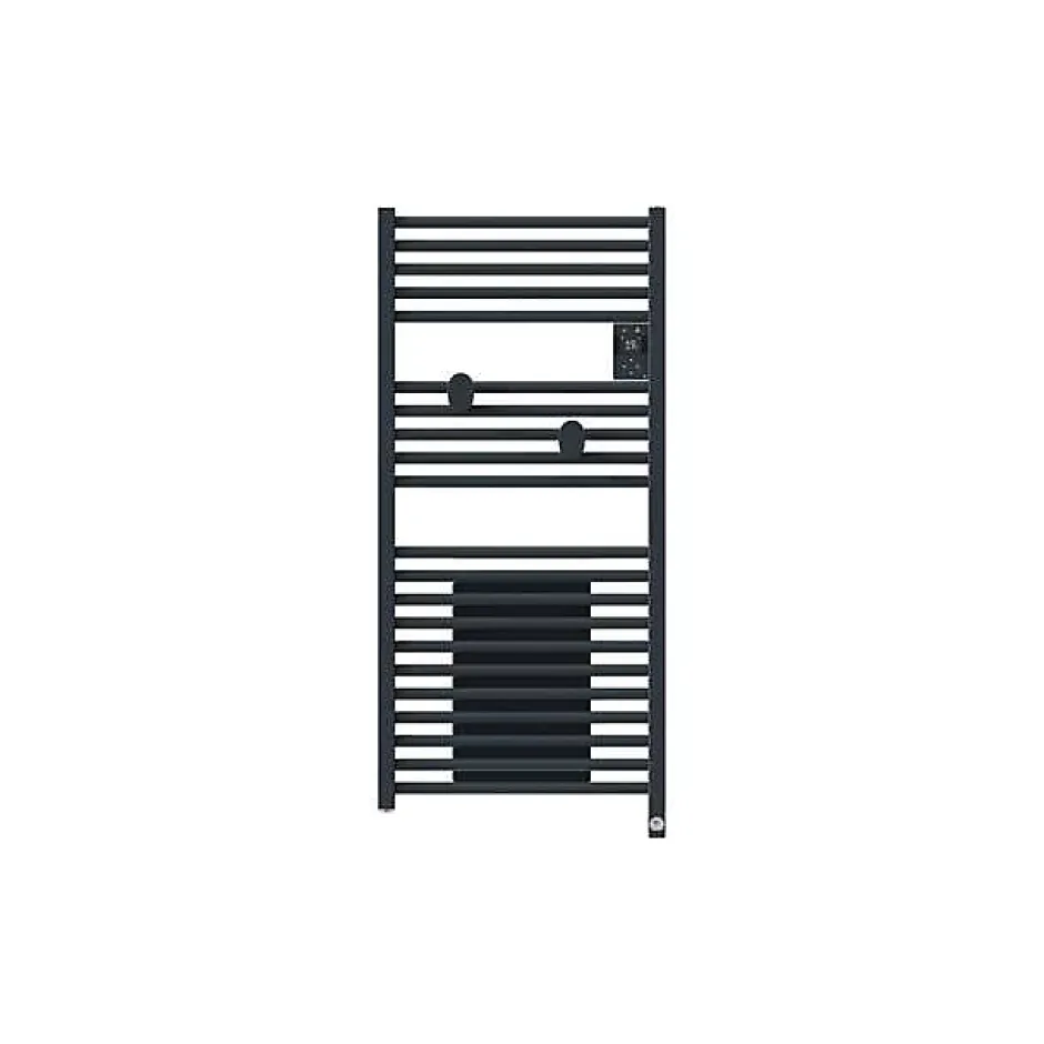 Thermor Sèche-serviettes connecté Riva 5 avec soufflerie 1500W Gris ardoise - - 471636* Sèche-Serviettes Soufflant