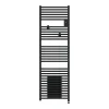 Thermor Sèche-serviettes connecté Riva 5 avec soufflerie 1750W Noir carbone - - 471640