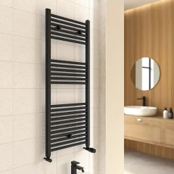 Kiamami Valentina Sèche-Serviettes De Salle De Bain En Acier Noir 60X150