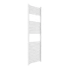 Kiamami Valentina Sèche-Serviettes De Salle De Bain 50X150 En Acier Blanc* Sèche-Serviettes Eau Chaude