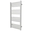 GoodHome Sèche-serviettes eau chaude en acier Duala gris 16 barres - 325 W