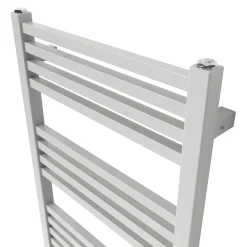 GoodHome Sèche-serviettes eau chaude en acier Duala gris 16 barres - 325 W