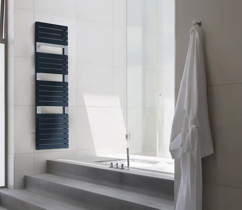 Sauter Sèche-serviettes eau chaude en acier Asama anthracite 510W* Sèche-Serviettes Électrique|Sèche-Serviettes Eau Chaude