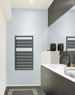 Acova Sèche-serviettes eau chaude en acier Astrakan anthracite 432W* Sèche-Serviettes Eau Chaude