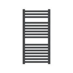 GoodHome Sèche-serviettes eau chaude en acier Aspley argent 413W* Sèche-Serviettes Eau Chaude