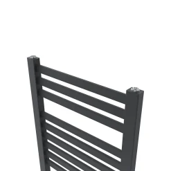 GoodHome Sèche-serviettes eau chaude en acier Aspley argent 413W* Sèche-Serviettes Eau Chaude