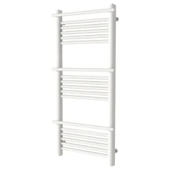 GoodHome Sèche-serviettes eau chaude en acier Solna vertical blanc mat 459 W* Sèche-Serviettes Eau Chaude
