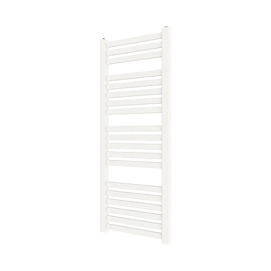 GoodHome Sèche-serviettes eau chaude en acier Aspley blanc 485W* Sèche-Serviettes Eau Chaude