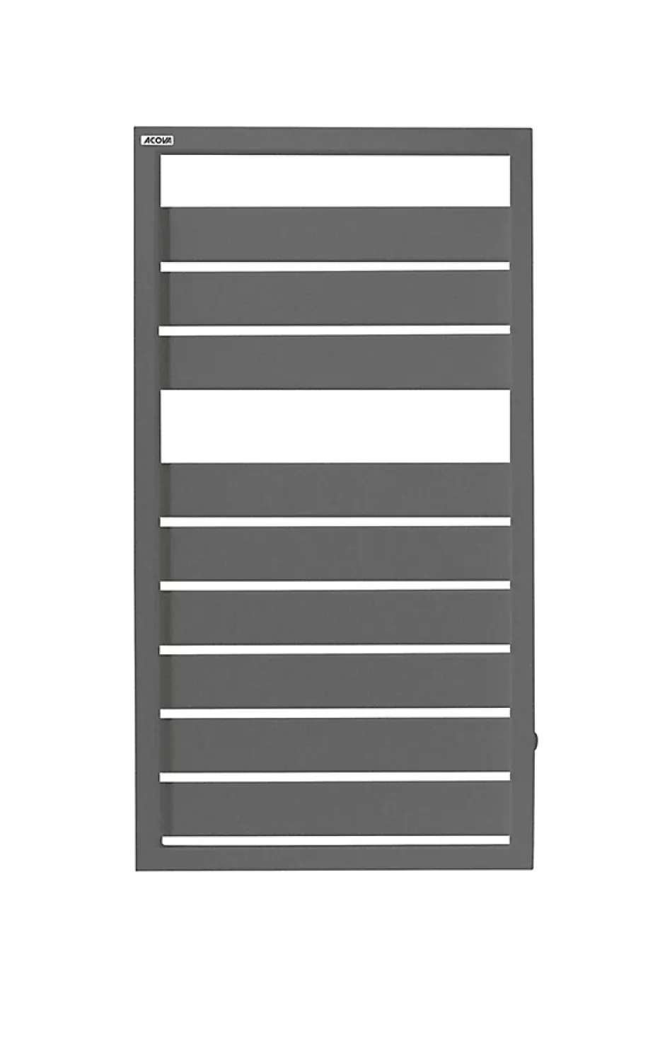 Acova Sèche-serviettes eau chaude en acier Astrakan grey aluminium 432W* Sèche-Serviettes Eau Chaude