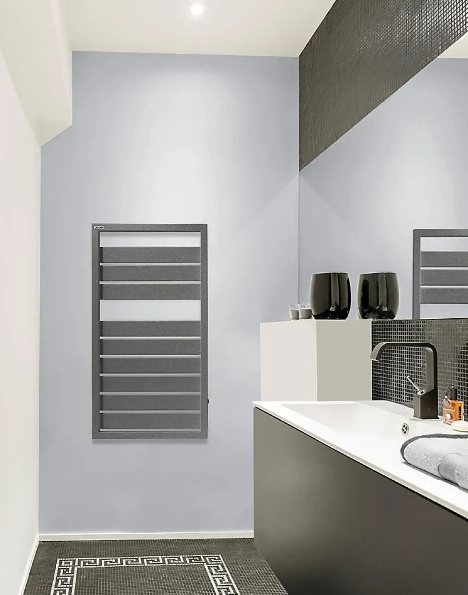 Acova Sèche-serviettes eau chaude en acier Astrakan grey aluminium 432W* Sèche-Serviettes Eau Chaude