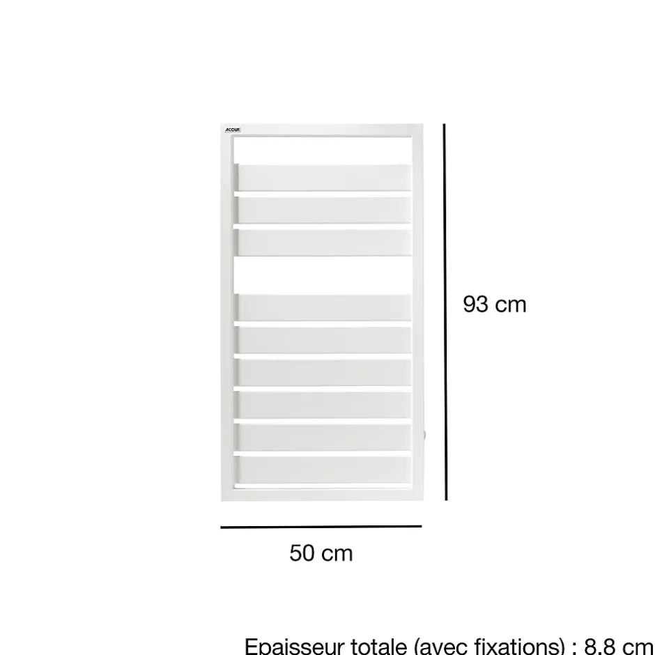 Acova Sèche-serviettes eau chaude en acier Astrakan grey aluminium 432W* Sèche-Serviettes Eau Chaude