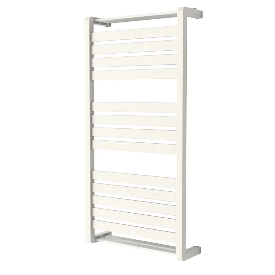 GoodHome Sèche-serviettes eau chaude en acier Loreto vertical blanc 546 W* Sèche-Serviettes Eau Chaude