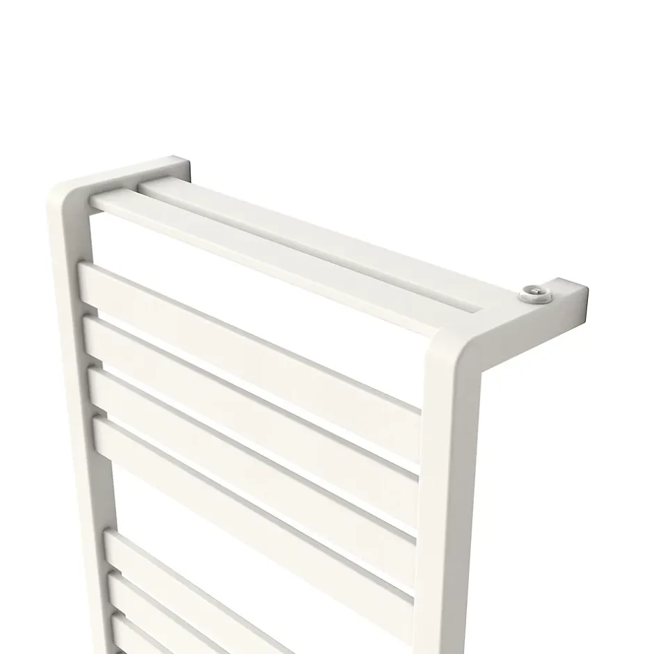 GoodHome Sèche-serviettes eau chaude en acier Loreto vertical blanc 546 W* Sèche-Serviettes Eau Chaude