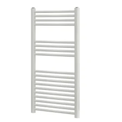 Blyss Sèche-serviettes eau chaude en acier blanc 411W
