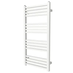 GoodHome Sèche-serviettes eau chaude en acier Duala blanc 16 barres - 325 W