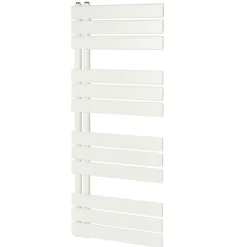 GoodHome Sèche-serviettes eau chaude en acier Boxwood blanc 488W* Sèche-Serviettes Eau Chaude