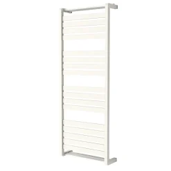 GoodHome Sèche-serviettes eau chaude en acier Loreto vertical blanc 679 W