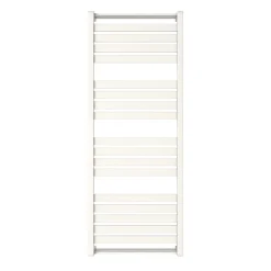 GoodHome Sèche-serviettes eau chaude en acier Loreto vertical blanc 679 W