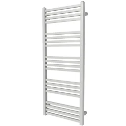 GoodHome Sèche-serviettes eau chaude en acier Duala gris 20 barres - 438 W* Sèche-Serviettes Eau Chaude