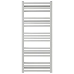 GoodHome Sèche-serviettes eau chaude en acier Duala gris 20 barres - 438 W* Sèche-Serviettes Eau Chaude