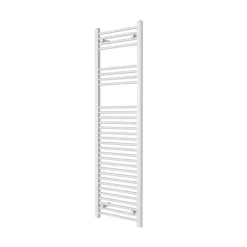 Flomasta Sèche-serviettes eau chaude plat en acier blanc 609W