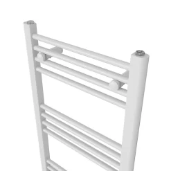 Flomasta Sèche-serviettes eau chaude plat en acier blanc 609W