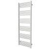 GoodHome Sèche-serviettes eau chaude en acier Duala gris 24 barres - 518 W