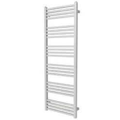 GoodHome Sèche-serviettes eau chaude en acier Duala gris 24 barres - 518 W