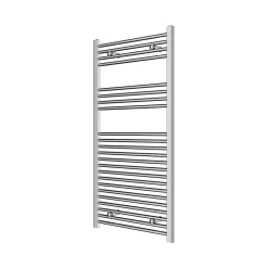 Flomasta Sèche-serviettes eau chaude en acier argent 415W* Sèche-Serviettes Eau Chaude