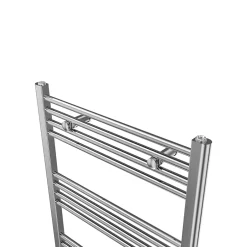 Flomasta Sèche-serviettes eau chaude en acier argent 415W* Sèche-Serviettes Eau Chaude