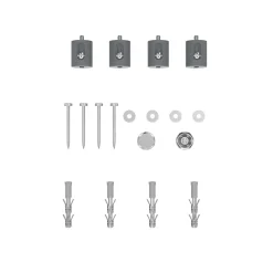 GoodHome Sèche-serviettes eau chaude en acier Aspley argent 485W* Sèche-Serviettes Eau Chaude