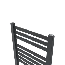 GoodHome Sèche-serviettes eau chaude en acier Aspley argent 485W* Sèche-Serviettes Eau Chaude
