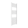 Kiamami Valentina Sèche-Serviettes En Acier Blanc 45X120cm 23 Tubes Horizontaux* Sèche-Serviettes Eau Chaude