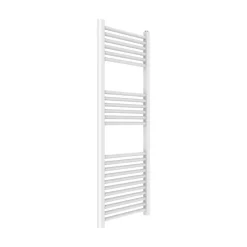 Kiamami Valentina Sèche-Serviettes En Acier Blanc 45X120cm 23 Tubes Horizontaux* Sèche-Serviettes Eau Chaude